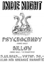 Indie Night:  Psychocandy / Billow